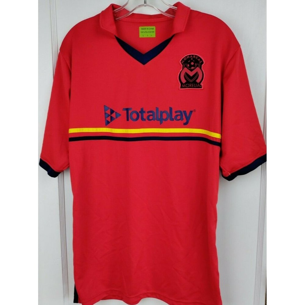MONARCAS MORELIA Mexico Soccer Totalplay JERSEY SZ LARGE  * see details